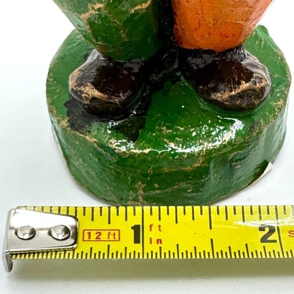 Villeroy & Boch Vtg Boy Clown Candle Brown/Green 7.5" Tall Handpainted NOS - Picture 2 of 8